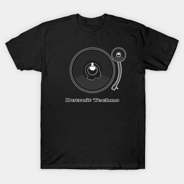 Detroit Techno v.3 T-Shirt by Blasé Splee Design : Detroit